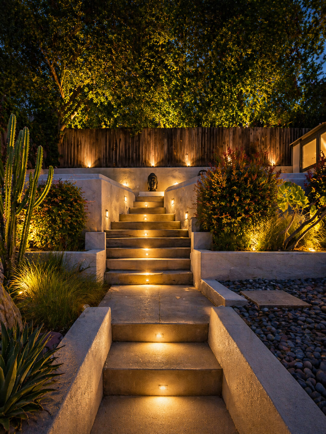 Solar Deck Lights Outdoor – Waterproof LED Step Lights for Stairs, Fence & Patio (8 Pack, Warm White)